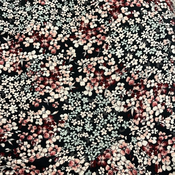 Knox Rose Women’s Floral Long Sleeve Vneck Dress with Tassels size L - Picture 10 of 10